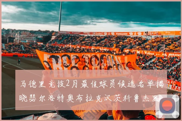 马德里竞技2月最佳球员候选名单揭晓瑟尔洛特奥布拉克汉茨科鲁杰里入围
