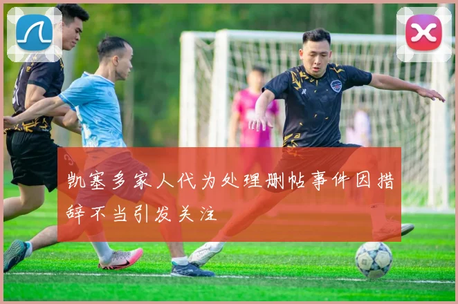 凯塞多家人代为处理删帖事件因措辞不当引发关注